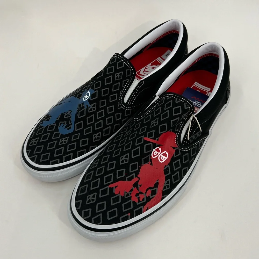 Vans X Krooked by Natas slip on sneaker